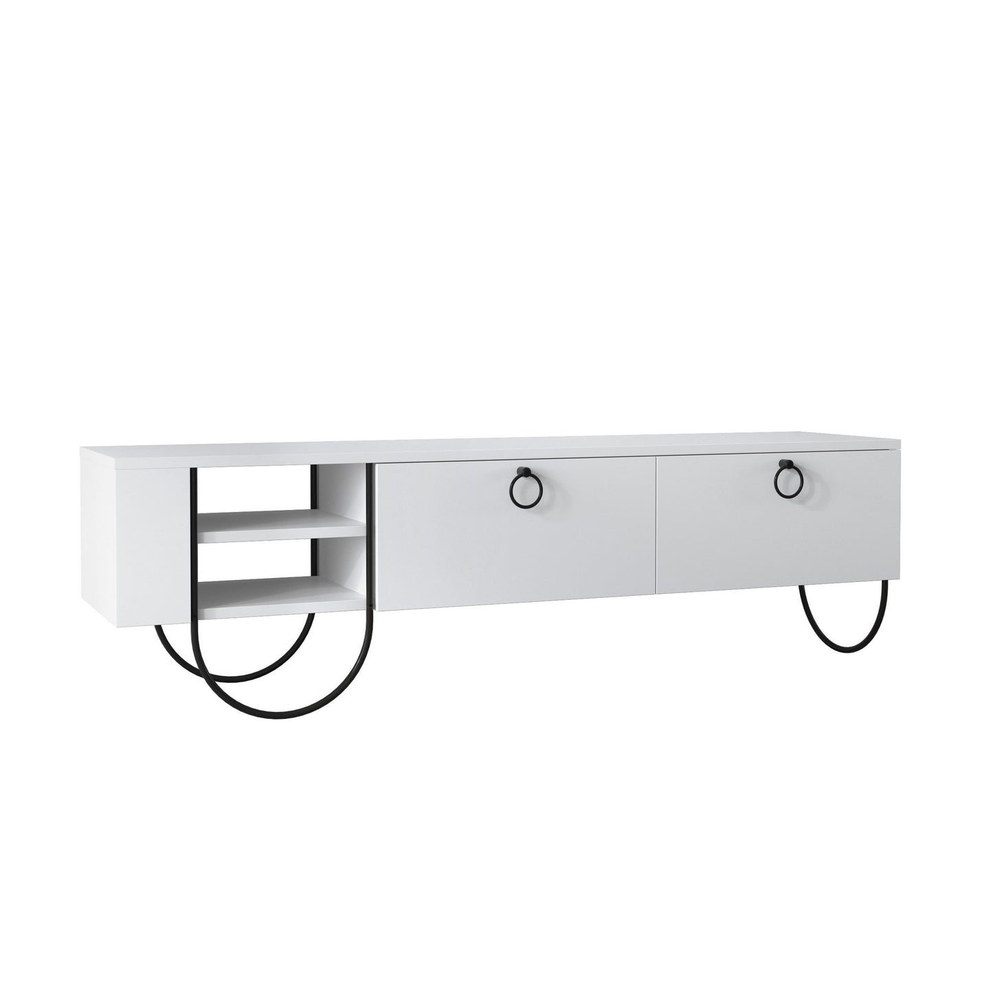 Stalak za televizor, Bijela boja, Norfolk Tv Stand - White