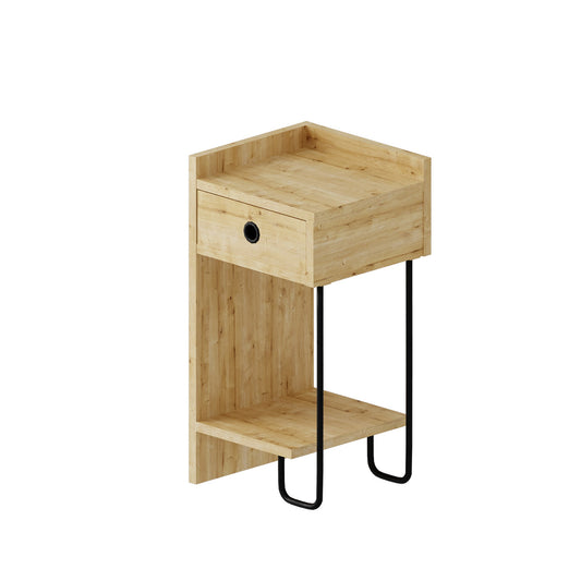 Noćni ormarić, hrast, Sirius Left - Oak v2