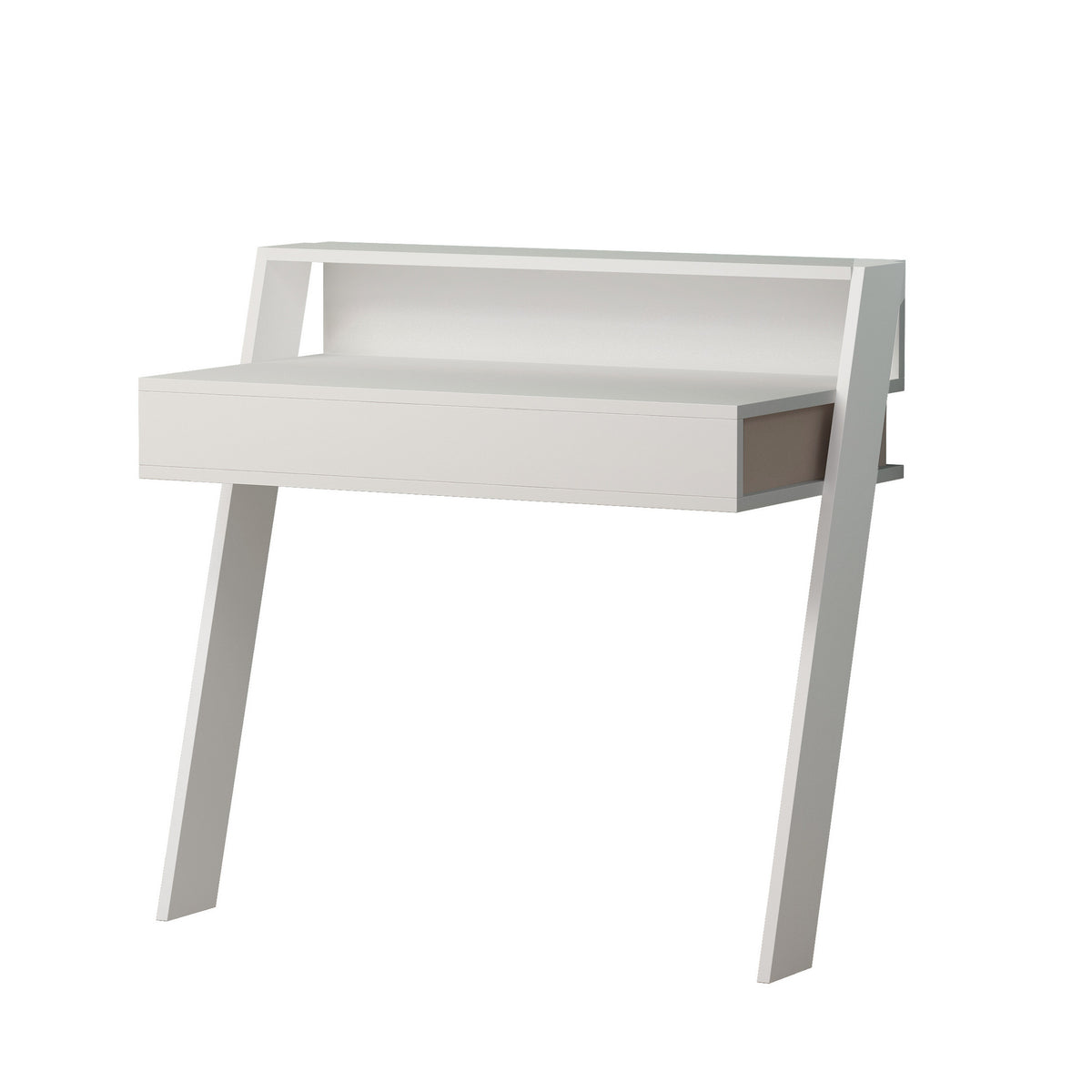 Radni stol, Bijela boja, Cowork - White