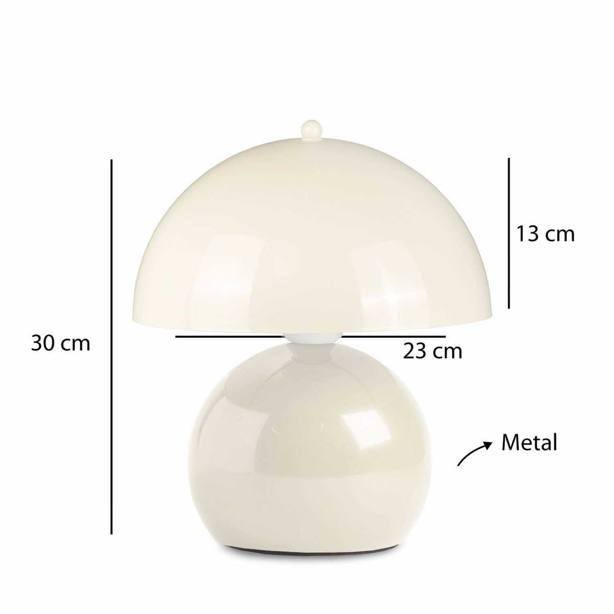 Stolna lampa 163, krem