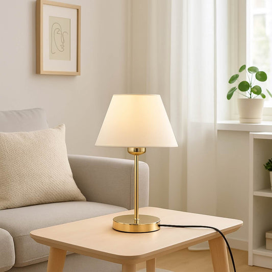 Stolna lampa 194, krem
