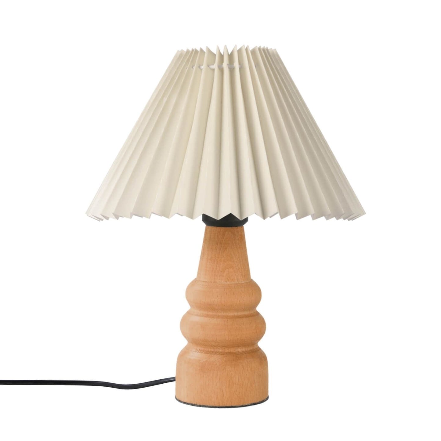 Stolna lampa 224, krem, hrast