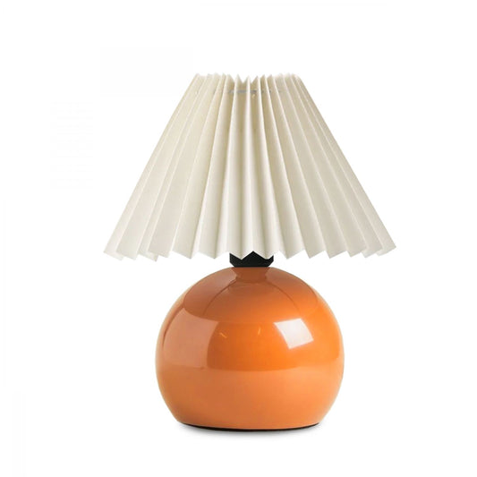 Stolna lampa 248, krem, narančasta