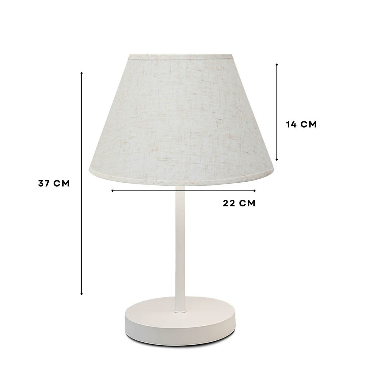 Stolna lampa 743, krem