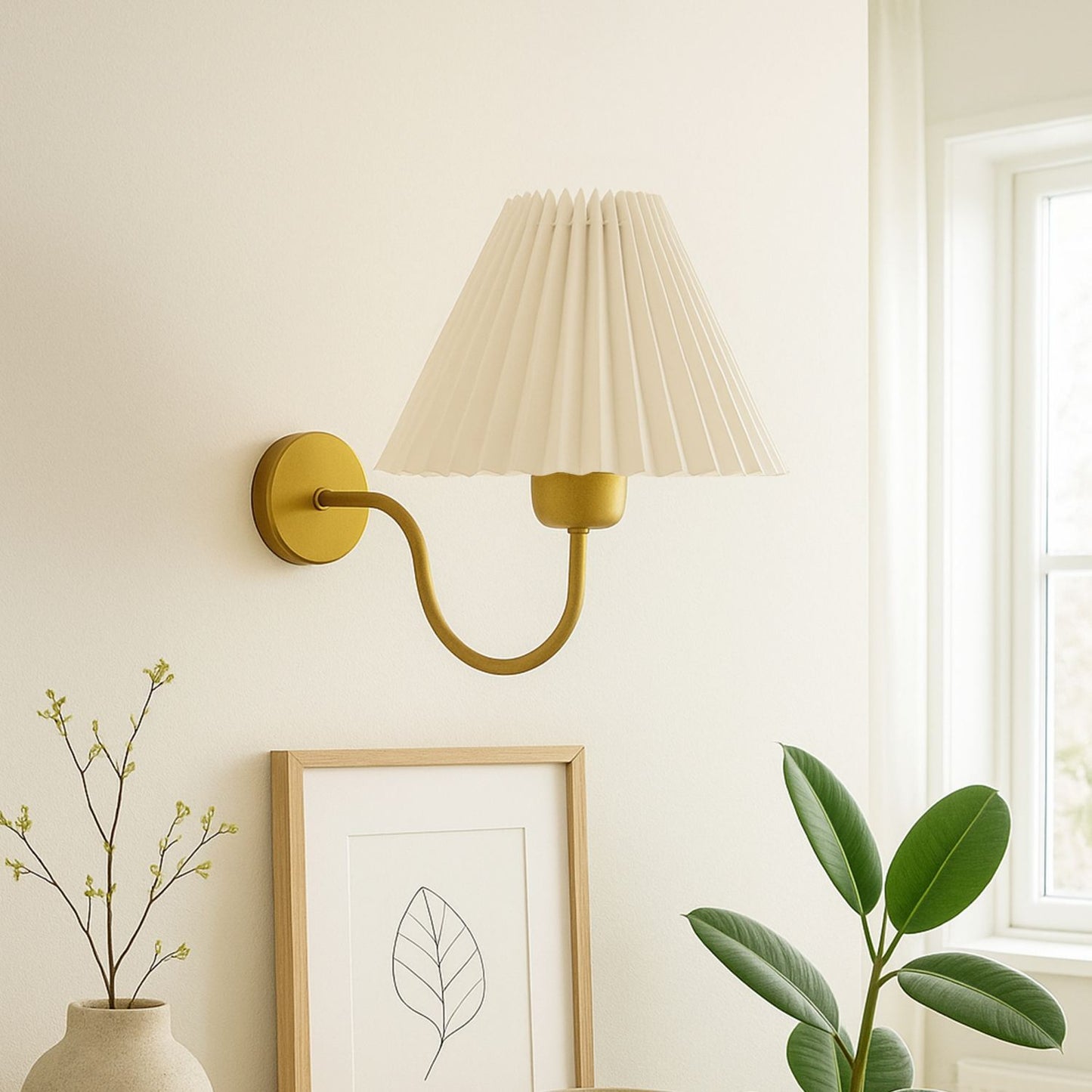 Zidna lampa 750, krem