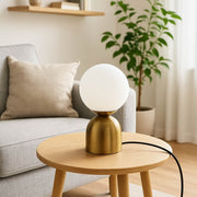 Stolna lampa 781, bijela, antikna