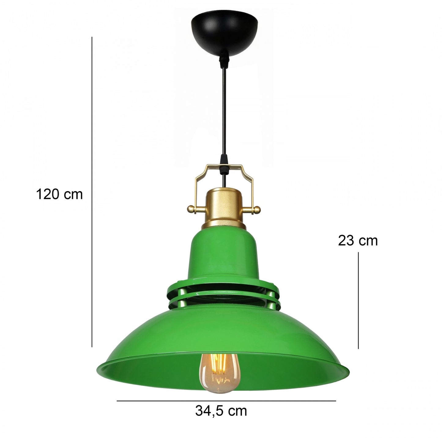 Luster GIA, zelena boja