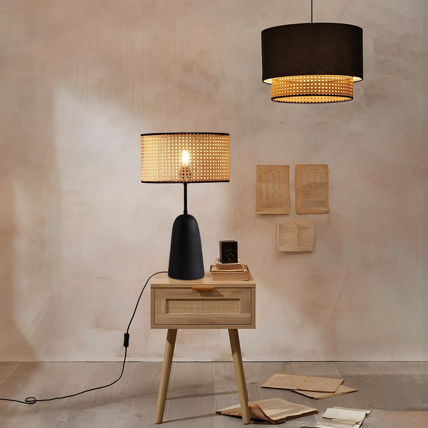 Set lustera i podnih svjetiljki LUKE