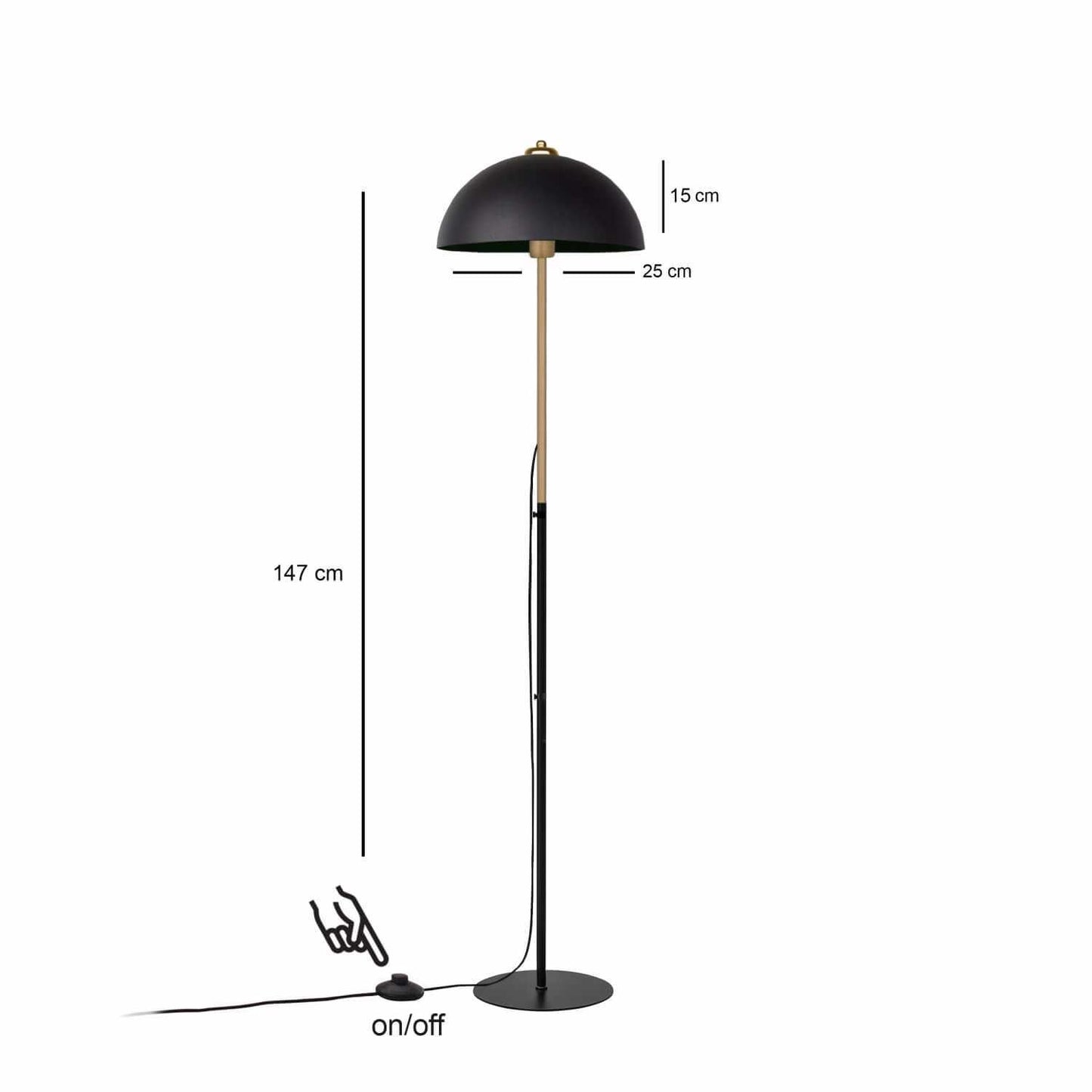 Podna lampa BROOKLYN