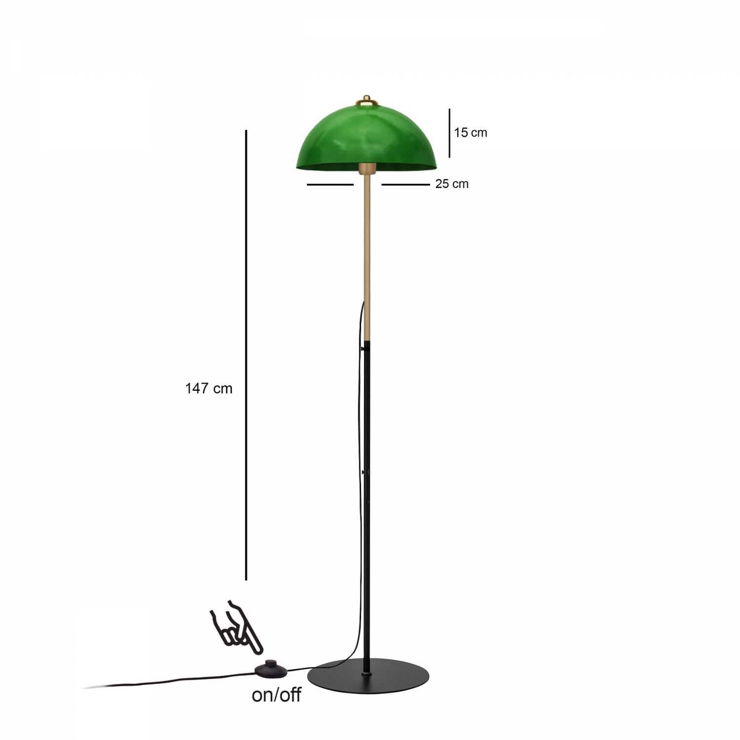 Podna lampa RUBY