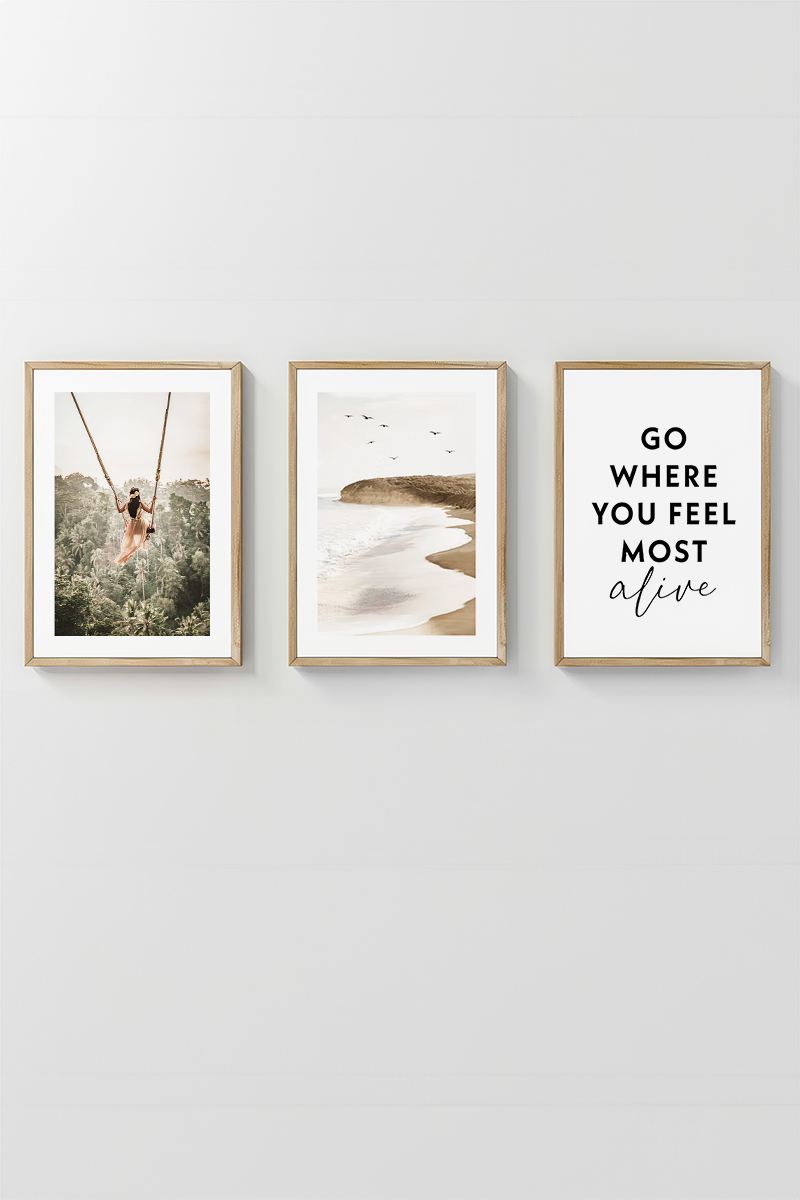 Ukrasna uokvirena slika (3 komada) ALANA