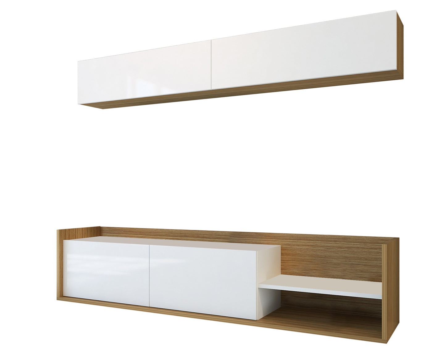 TV jedinica, Kale - Teak, White
