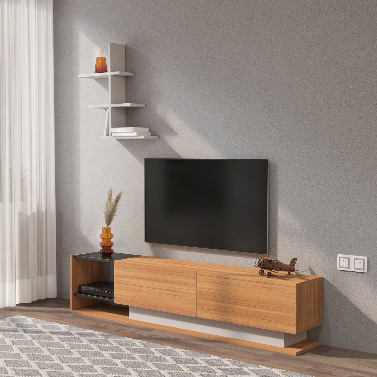 TV jedinica, Liza - Teak, White