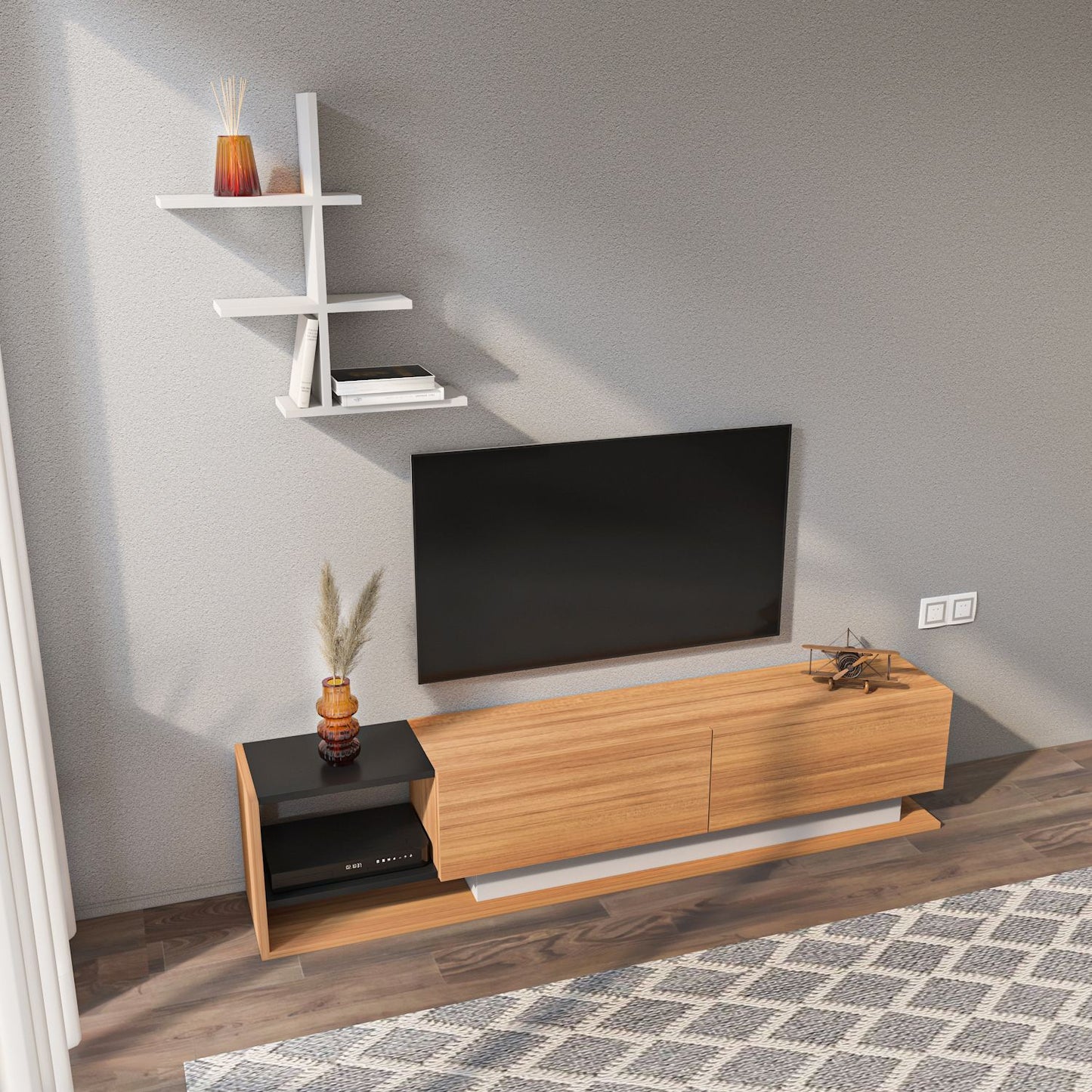 TV jedinica, Liza - Teak, White