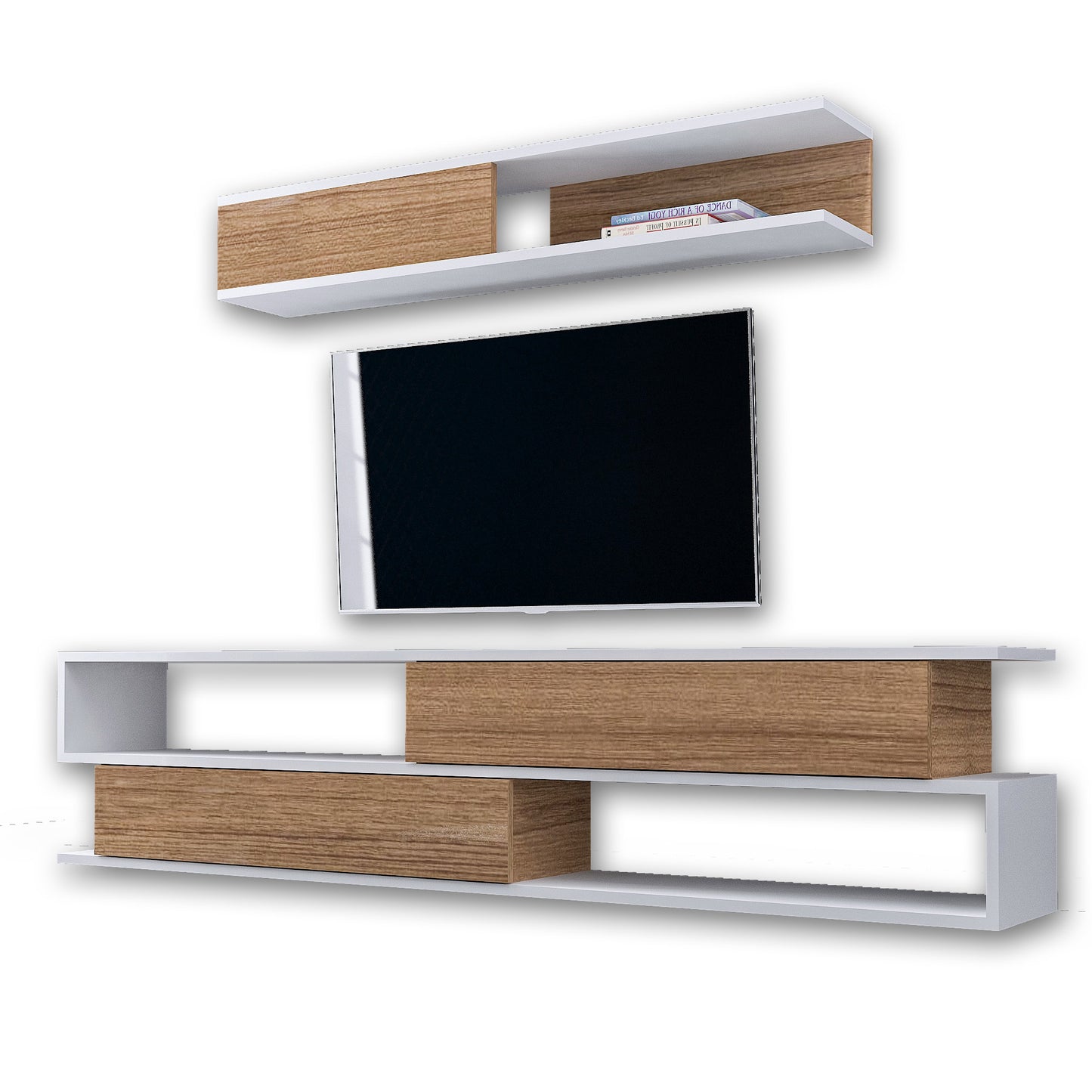TV jedinica, Sims - White, Teak