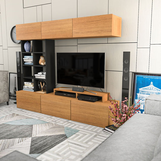 TV jedinica, Sasa - Teak, Black