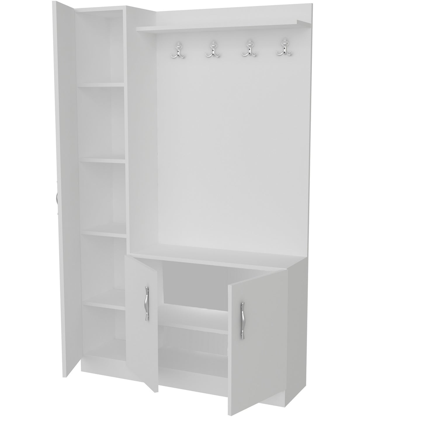 Stalak za hodnik, Naturel - White
