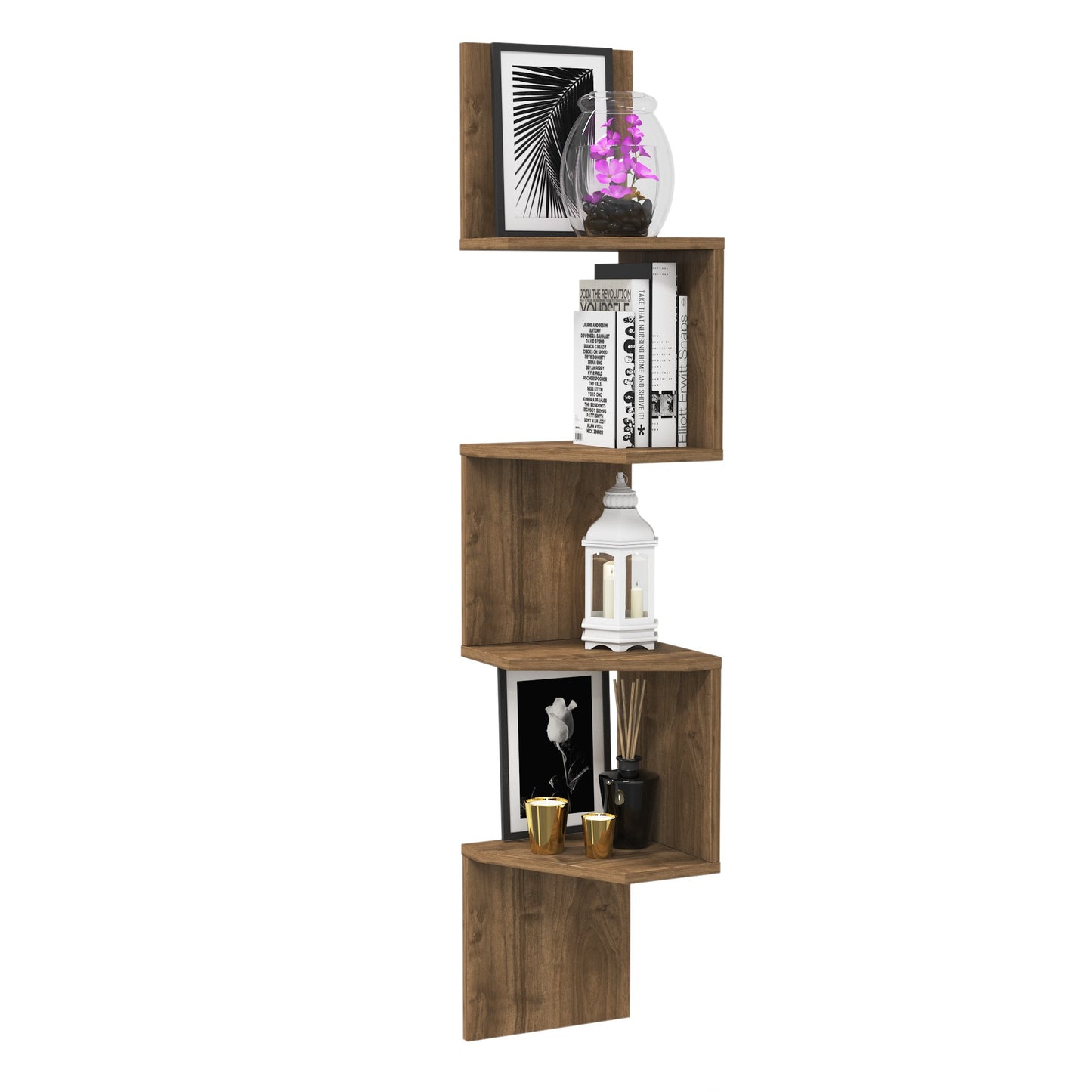 Zidna polica, Desaldo - Walnut