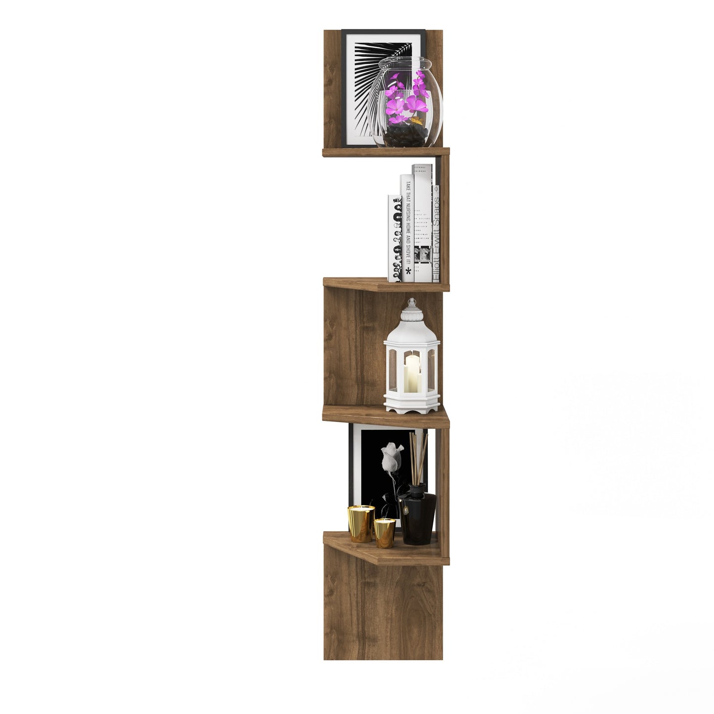 Zidna polica, Desaldo - Walnut