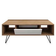 Stolić za kavu, Mistico - Walnut, White