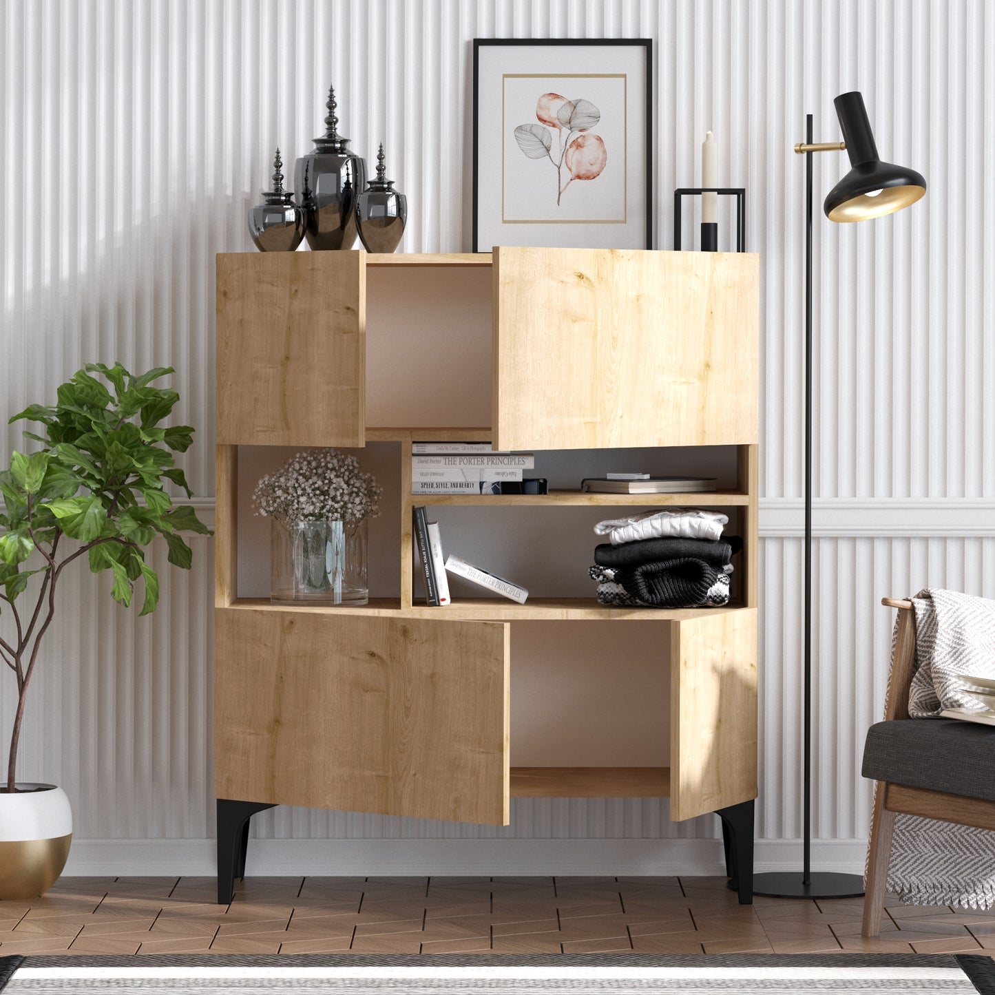 Komoda KRISTA, Krista - Sapphire Oak