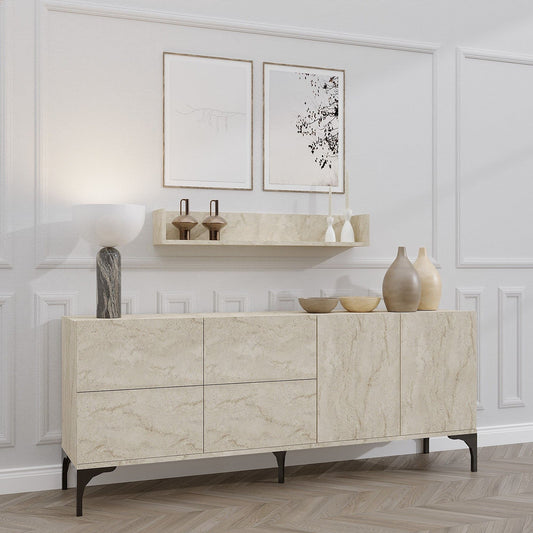 Komoda STELLA, boja Travertine