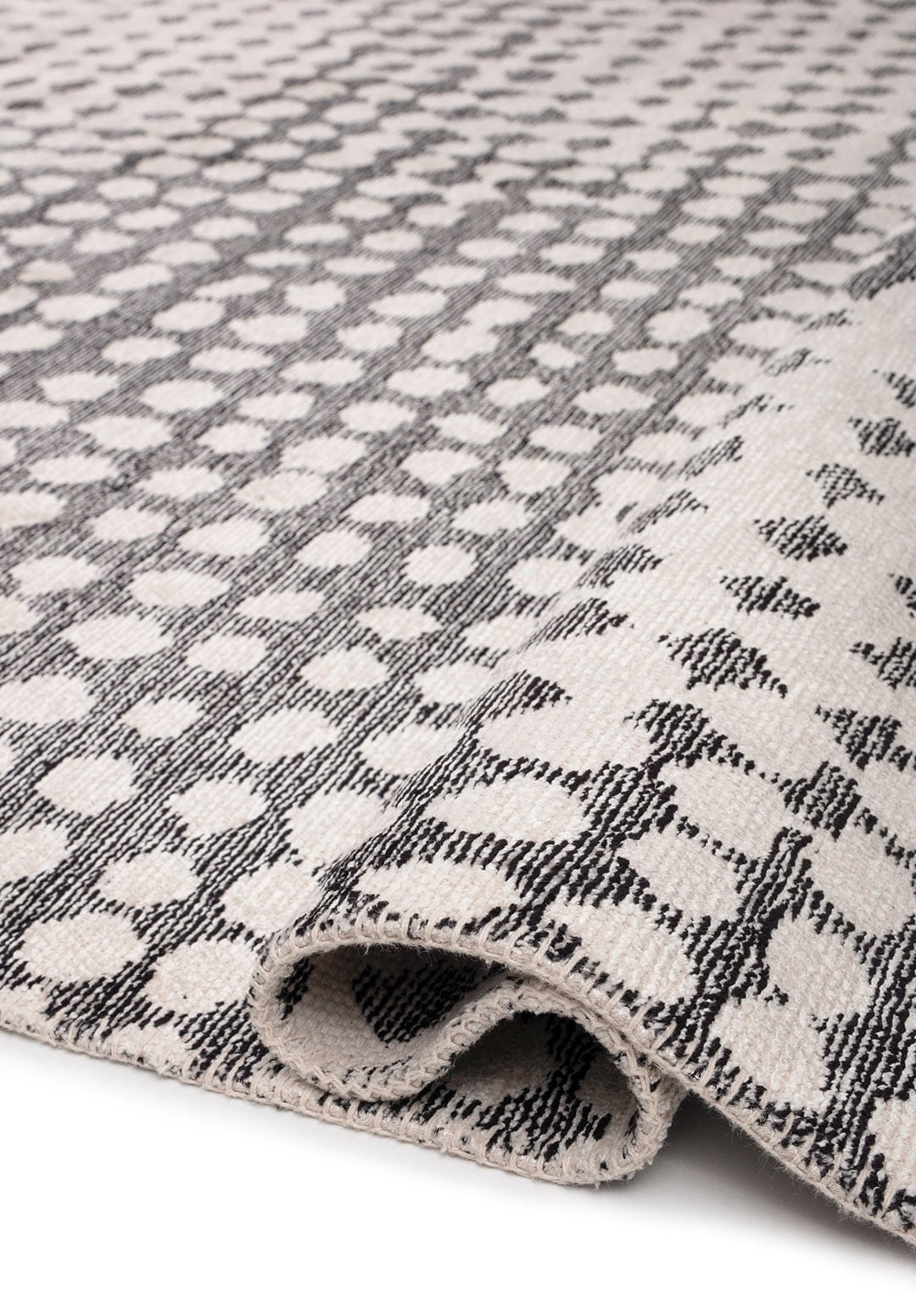 Tepih DOTS BLACK, 240 x 340 cm