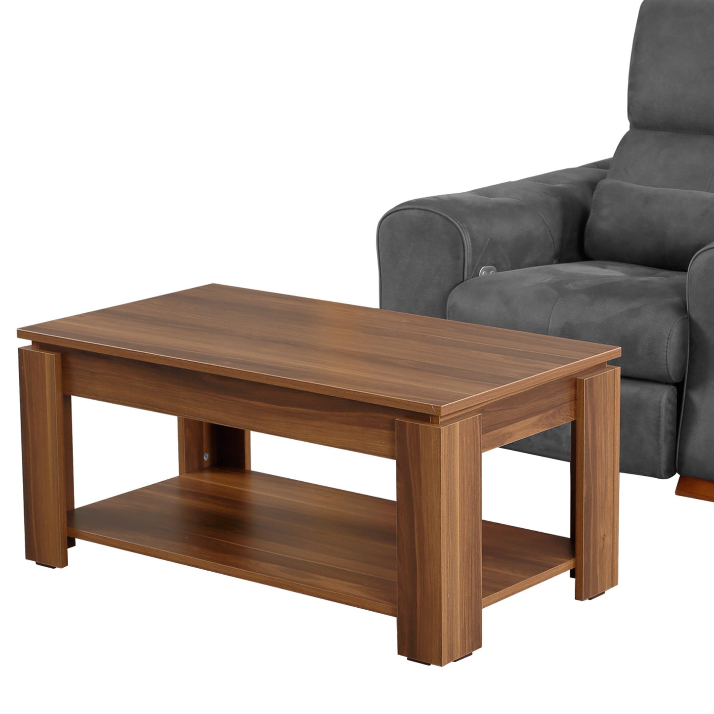 Stolić za kavu, Shelf - Walnut