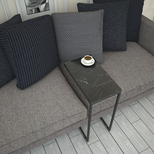 Bočni stol, Callen - Black Marble