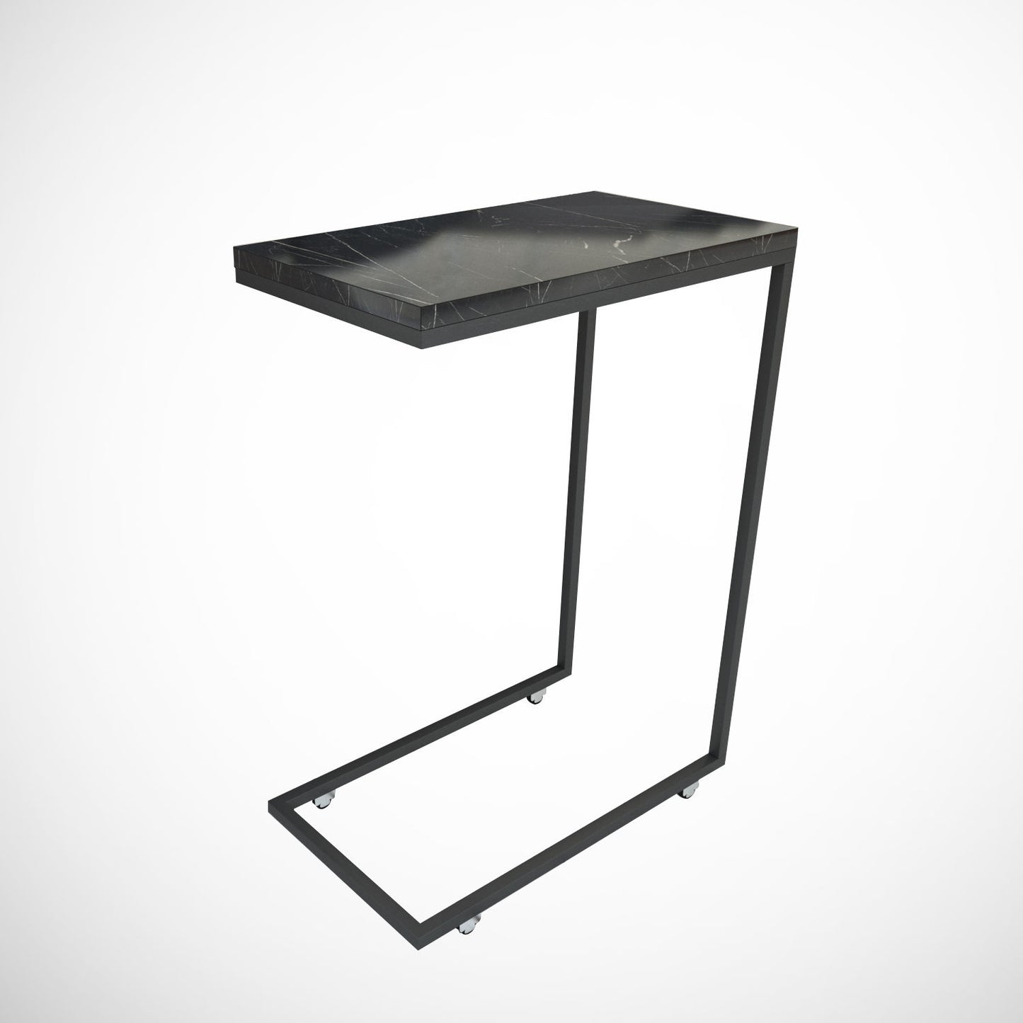 Bočni stol, Callen - Black Marble