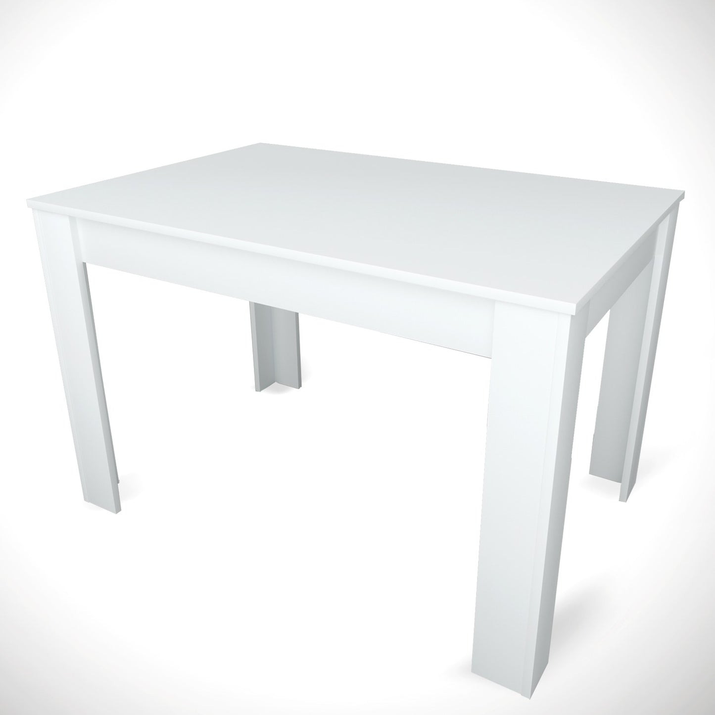 Blagovaonski stol, Single 120 - Shiny White