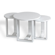 Stol (3 komada), Mira - White