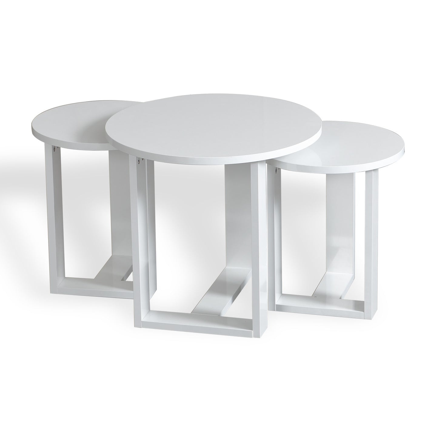 Stol (3 komada), Mira - White