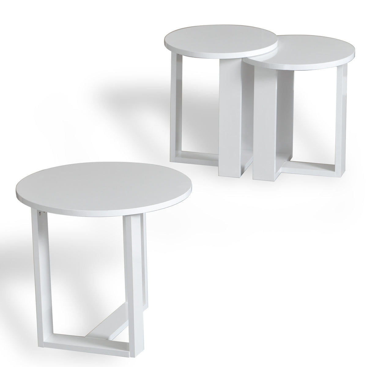Stol (3 komada), Mira - White