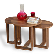 Stol (3 komada), Mira - Walnut