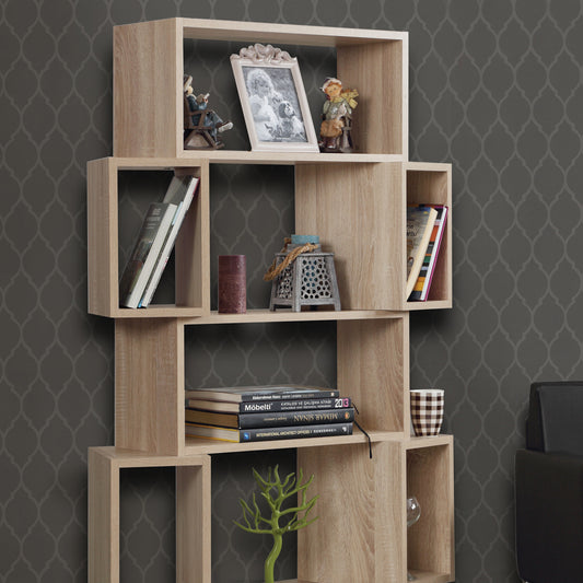 Polica za knjige, Box - Light Oak
