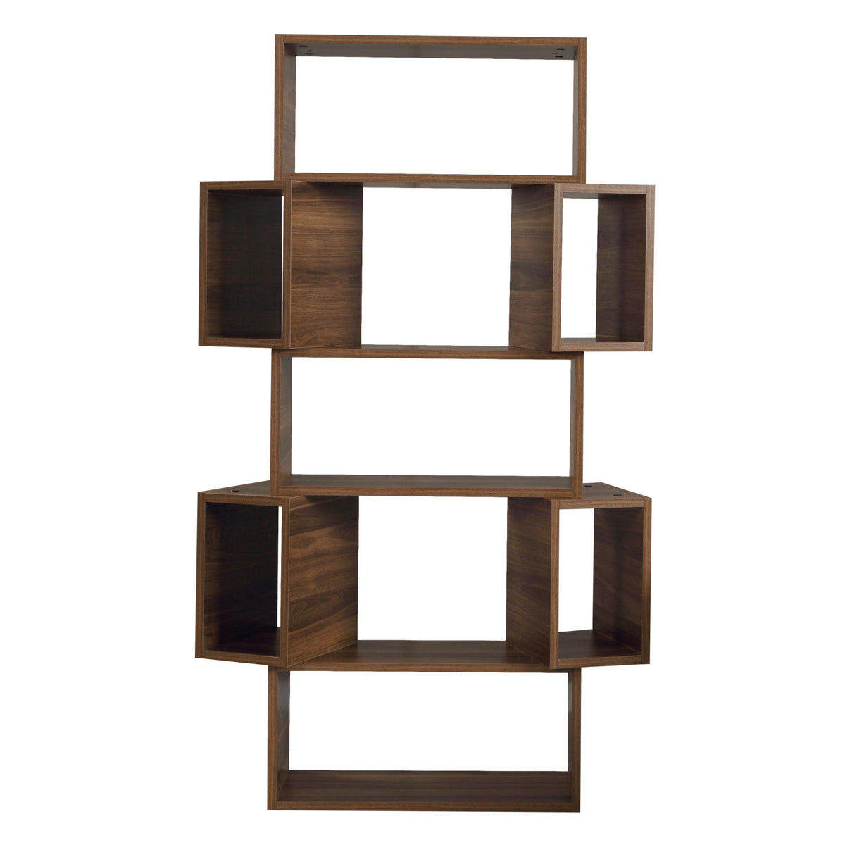 Polica za knjige, Box - Walnut