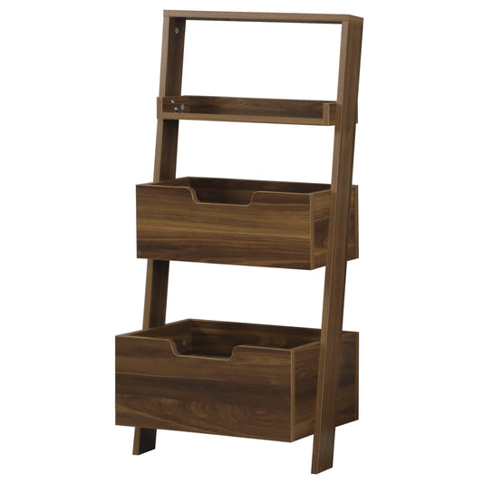 Polica za knjige, Low - Walnut