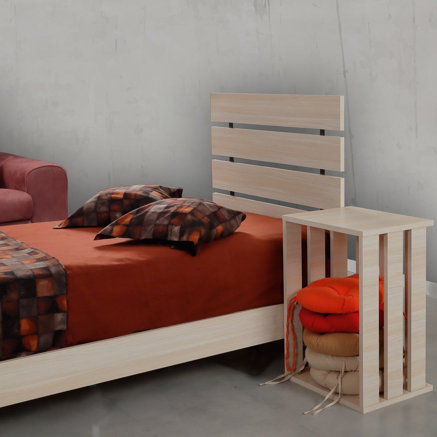 Jednostruki krevet, Fuga 100LK - Oak