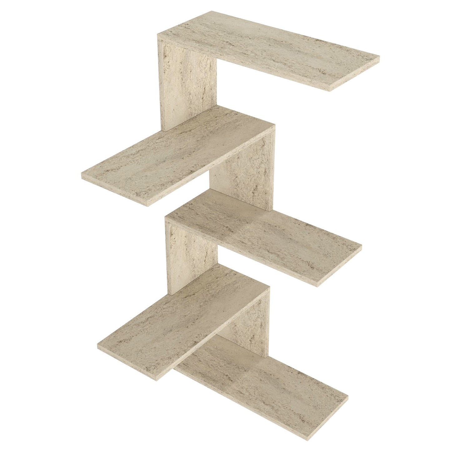 Zidna polica CANIKO, boja Travertine