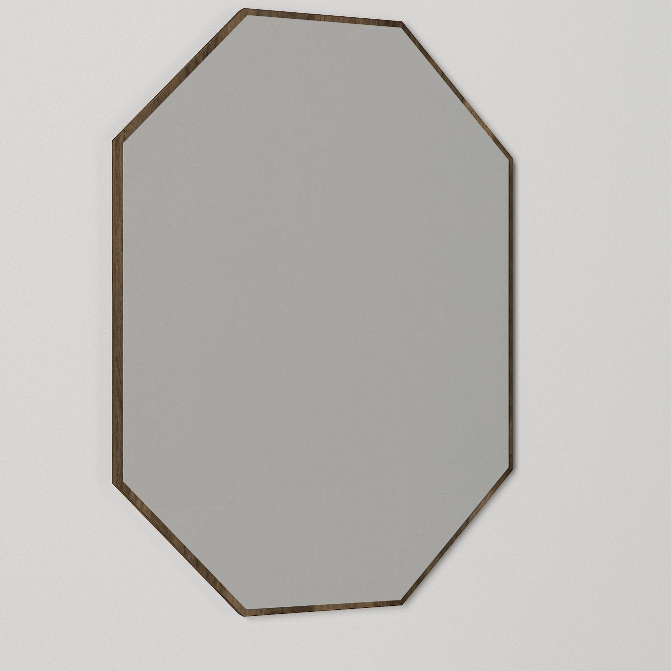 Ukrasno drveno ogledalo, Orah, Lost - Walnut