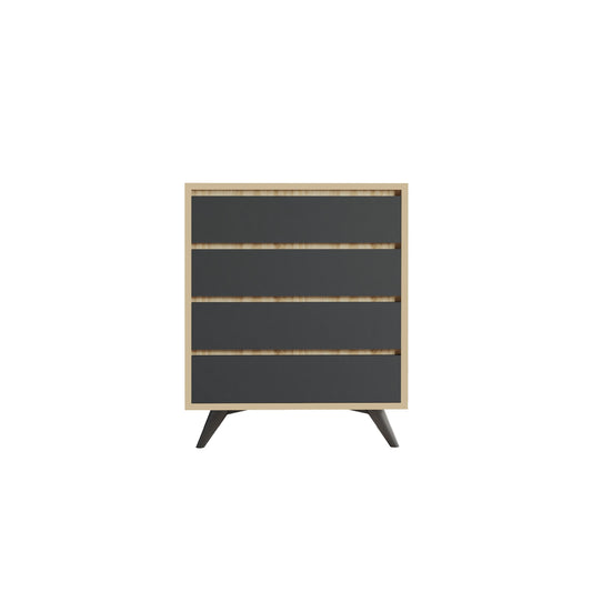 Komoda, Suvera - Oak, Anthracite
