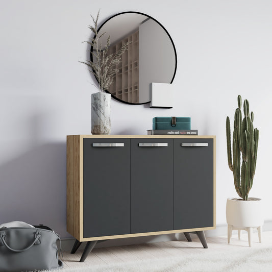Komoda s više namjena, Piffa - Oak, Anthracite