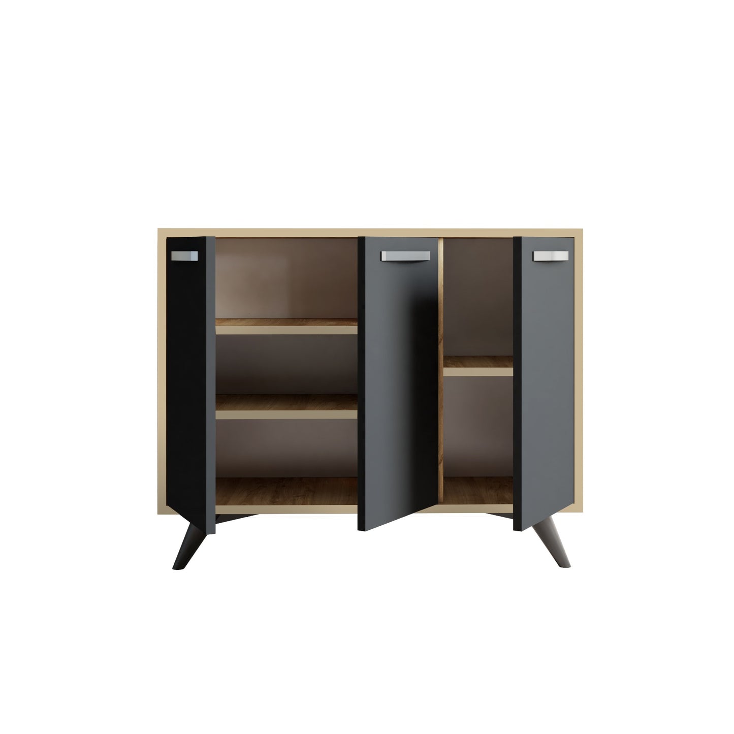 Komoda s više namjena, Piffa - Oak, Anthracite