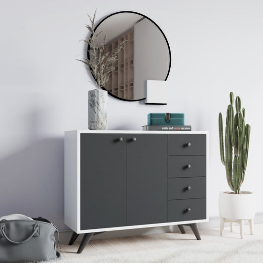 Komoda s više namjena, Waga - White, Anthracite
