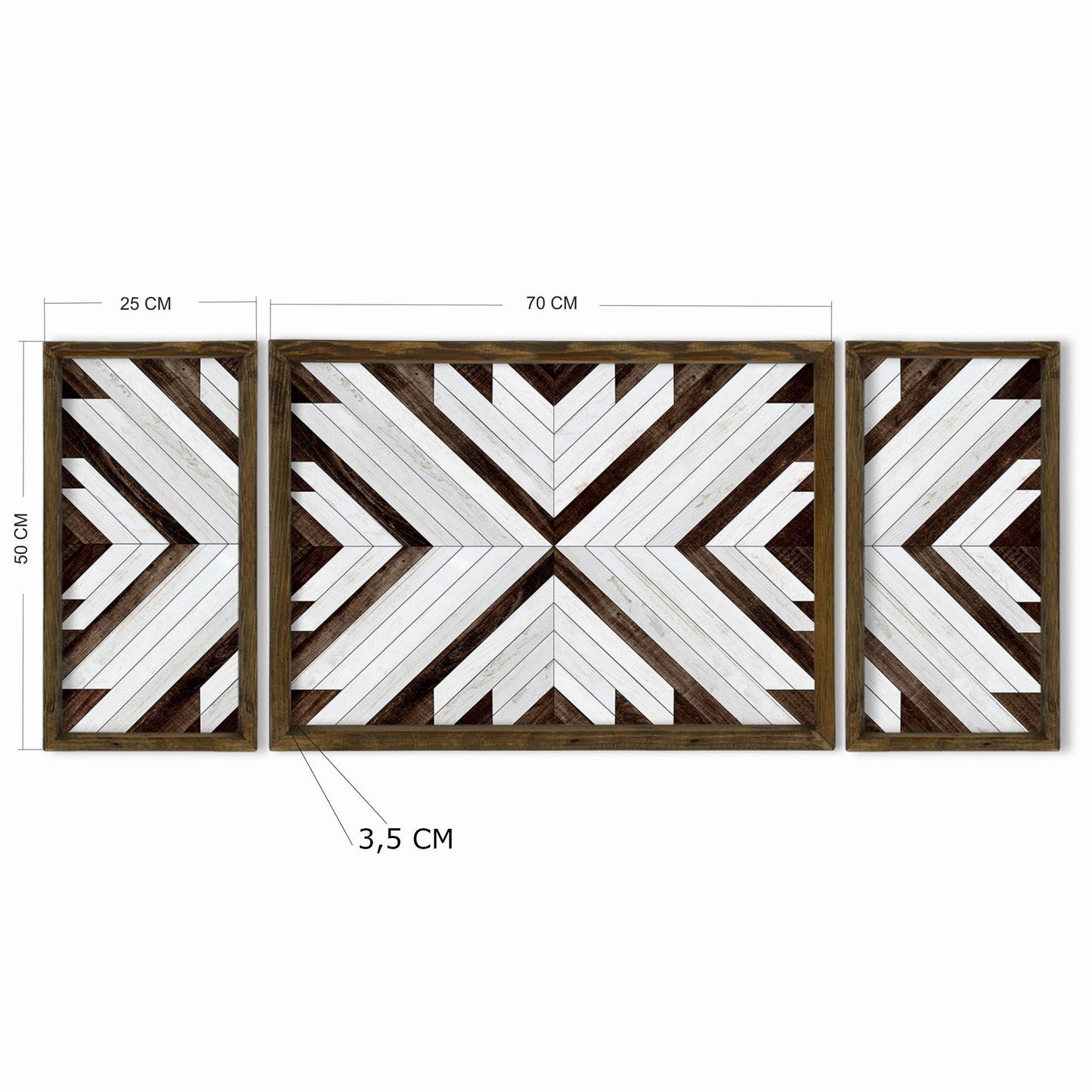 Ukrasna slika MDF -a (3 komada), TAH037