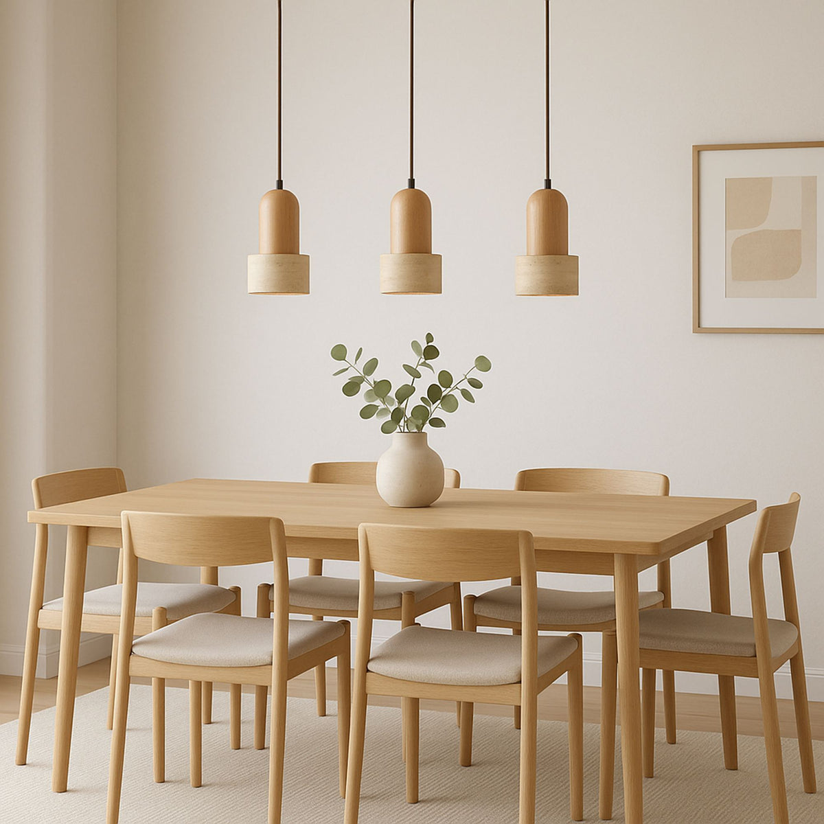 Luster 085, bež, hrast