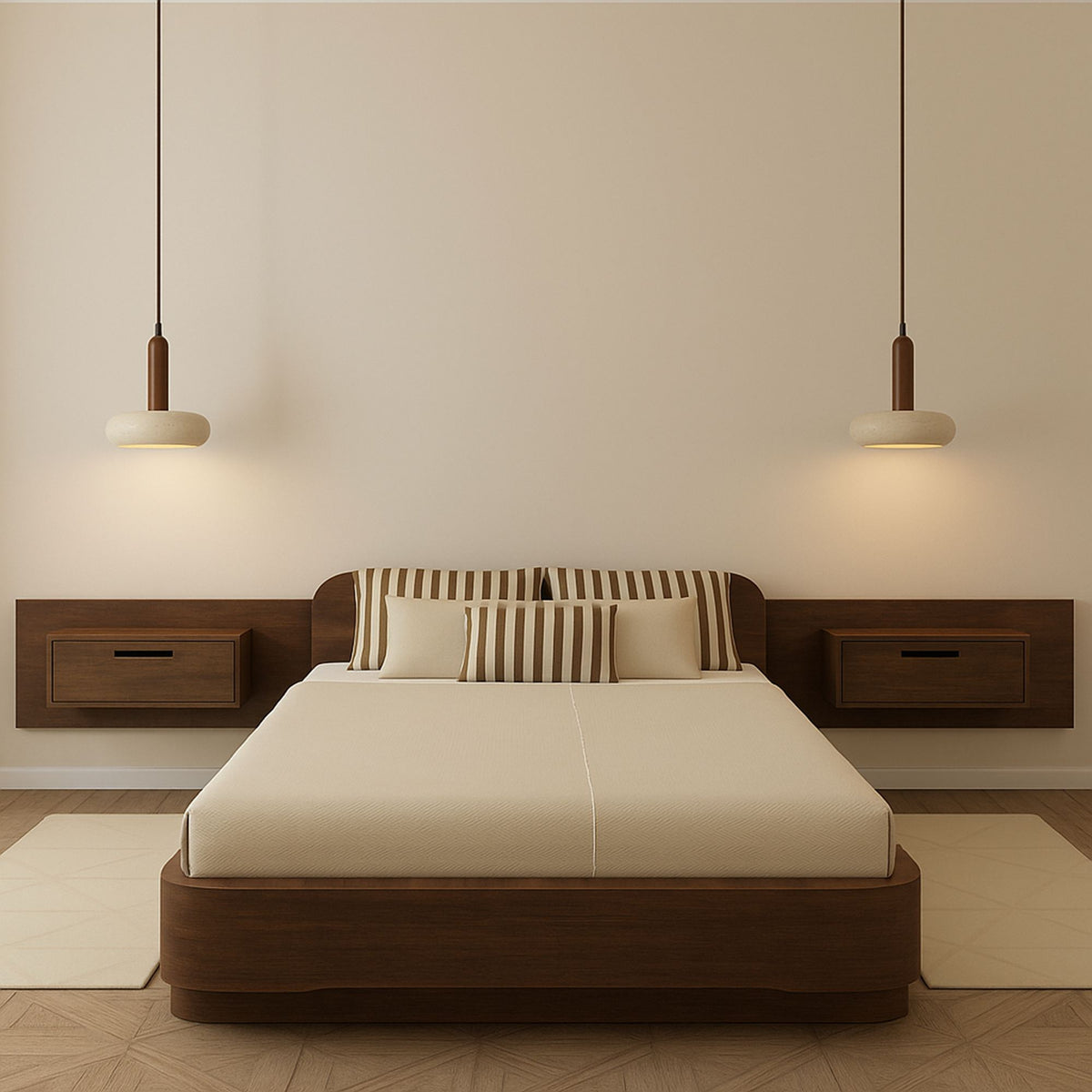Luster 207, Bež, Orah