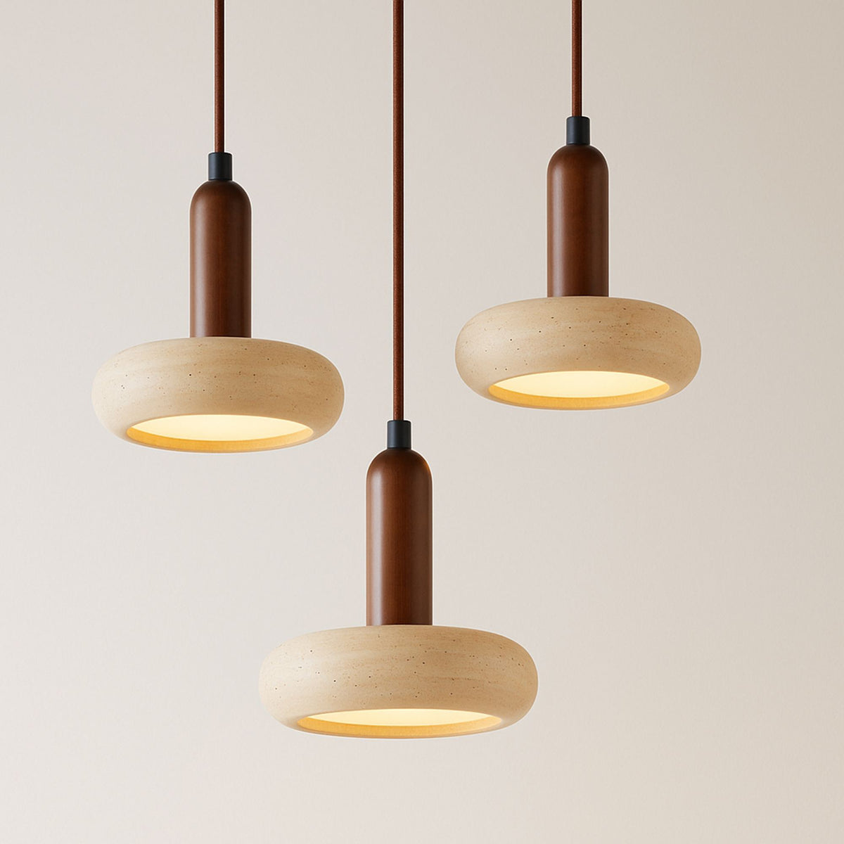 Luster 207, Bež, Orah