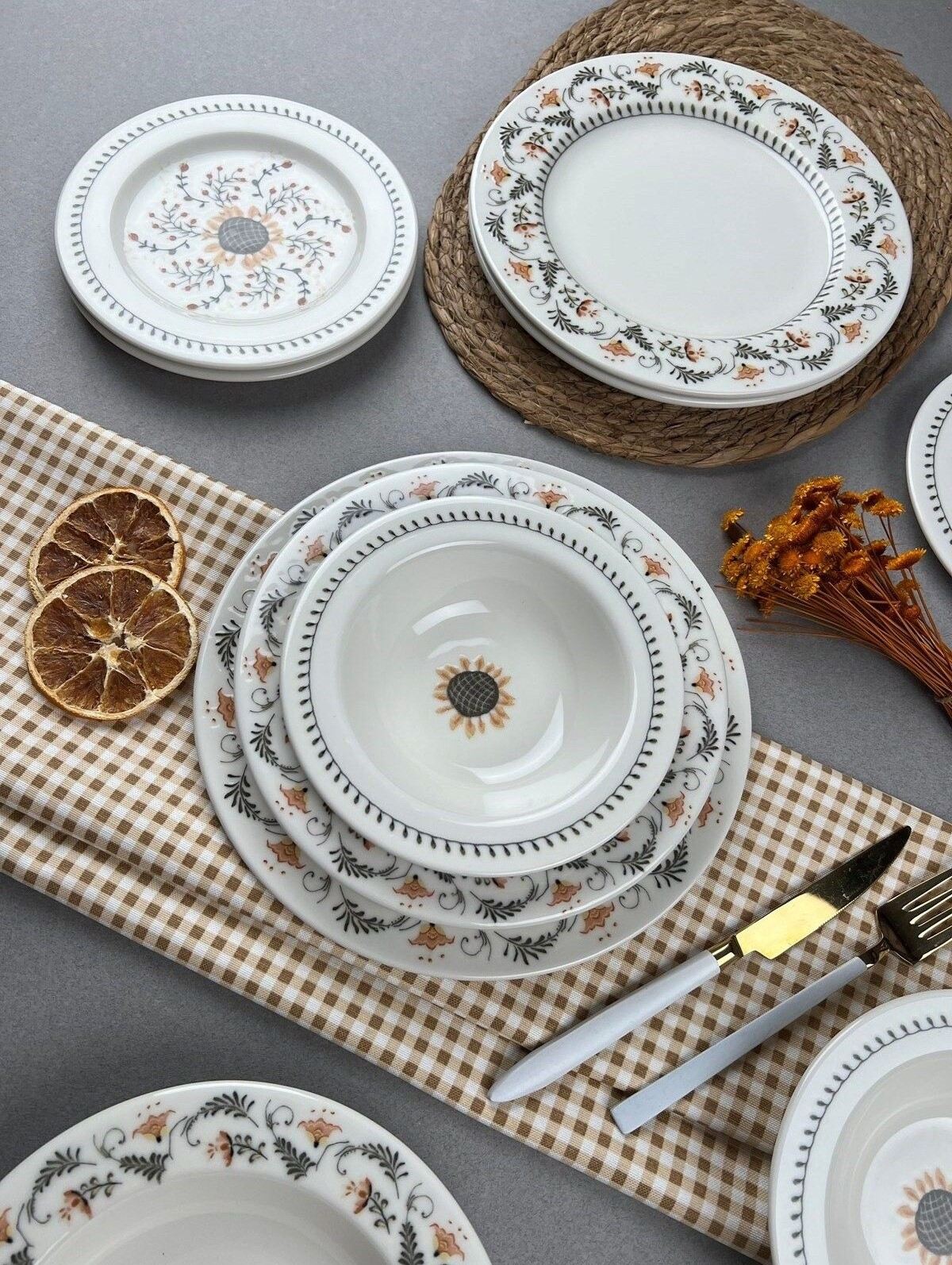 Set za večeru (24 komada) 185, Višebojni